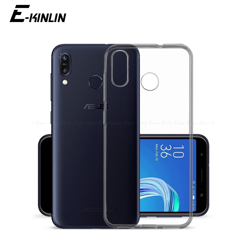 

Silicone Phone Case For Asus ZenFone Max Plus Pro M1 M2 ZB555KL ZB570TL ZB602KL ZB633KL ZB631KL Clear Full Soft TPU Back Cover
