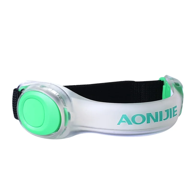 AONIJIE E4042 светодиодный светильник для ночного бега, лампа на руку, светоотражающий браслет для бегуна, бегуна, собаки, ошейника, велосипедиста - Цвет: Зеленый
