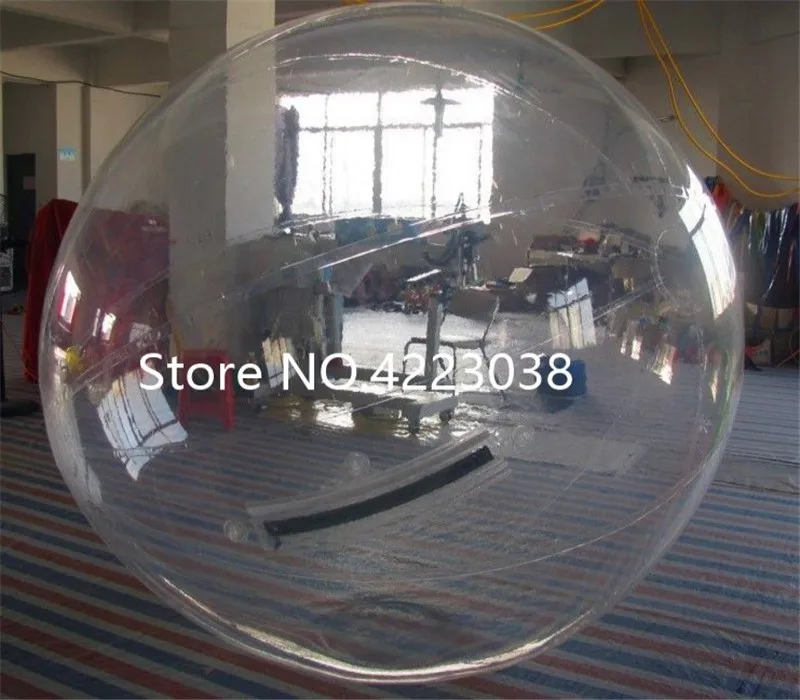 1,5 м Диаметр надувной шар для ходьбы по воде человек хомяк мяч большой надувной шар водный шар зорб - Цвет: clear