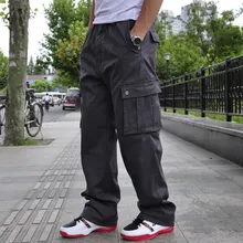 Новое поступление модные брендовые мужские карго мешковатые хип-хоп карман свободные повседневные Комбинезоны Брюки рабочие Брюки Большие размеры L XL 2XL 3XL 4XL 6xl