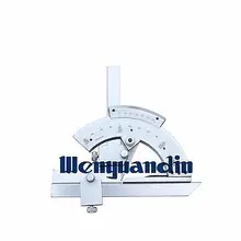 0 320 Degree font b Vernier b font Universal Bevel Protractor Angular Dial Ruler Protractor Measuring