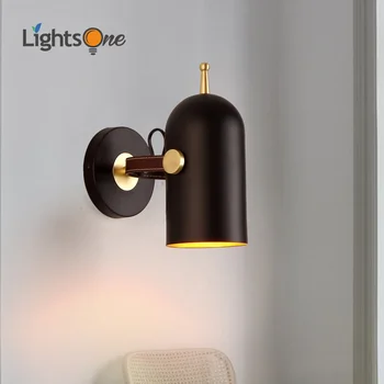 

Nordic minimalist leather wall lamp fashion personality restaurant bedroom study hotel wall lamp