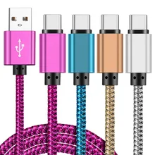 2 м нейлоновый шнур usb type C кабель для передачи данных 2A быстрое зарядное устройство для samsung galaxy A80 A60 A40 A20 Tab A 8() Tab A 10,1 htc 10 U11 life