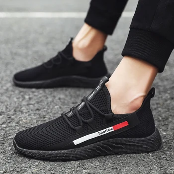 

Summer Breathable and Comfortable Knit Sneakers Men's Trend Running Shoes