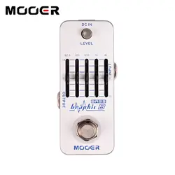 MOOER Графический B 5-Band эквалайзер Bass педали графический эквалайзер с мастер уровня управления Гитары педаль эффектов