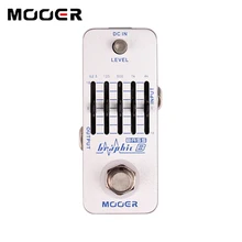 MOOER Graphic B 5-Band Bass Equalizer Pedal Graphic EQ with master level control Guitar effect pedal
