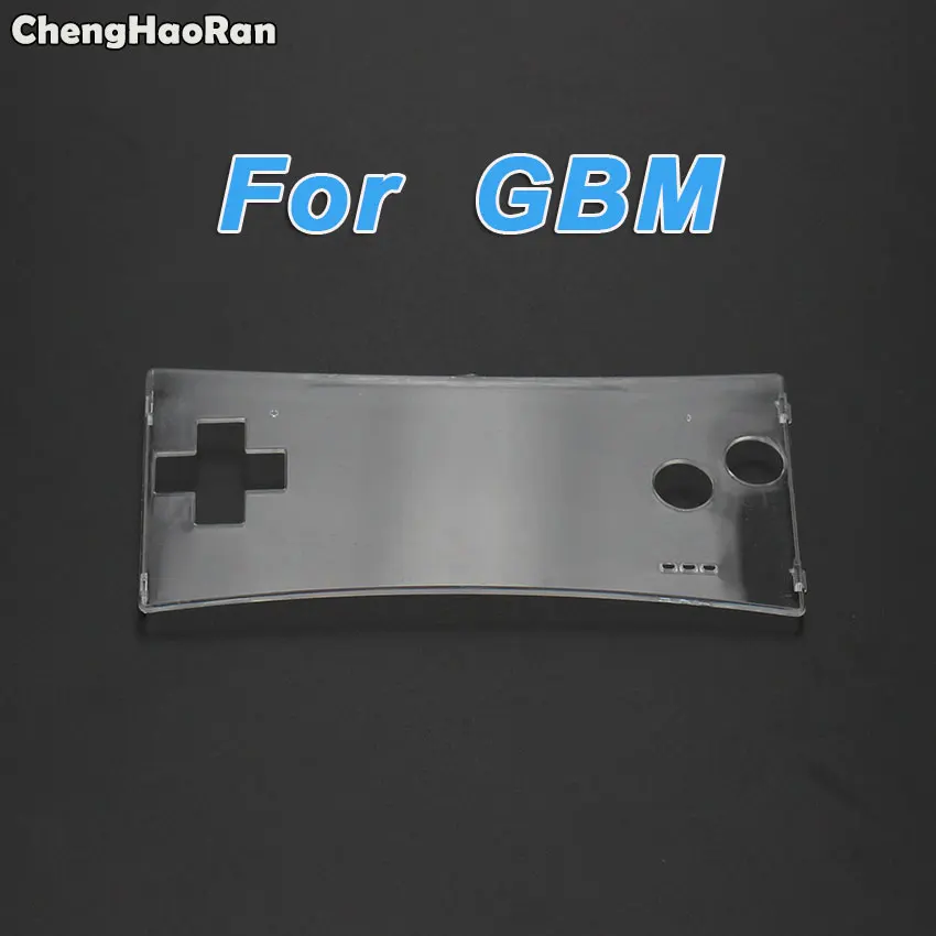 

ChengHaoRan 10pcs/lot Clear Repair Front Housing Shell Faceplate Case Cover for Nintendo Gameboy Micro for GBM Front Panel