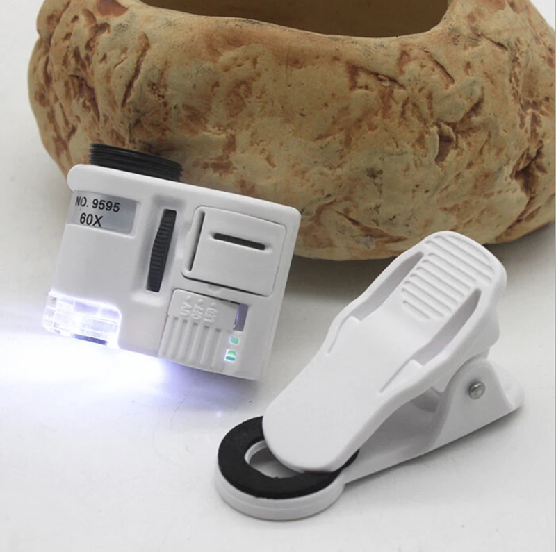 60X Mobile Phone Microscope Macro Lens Zoom Micro Camera