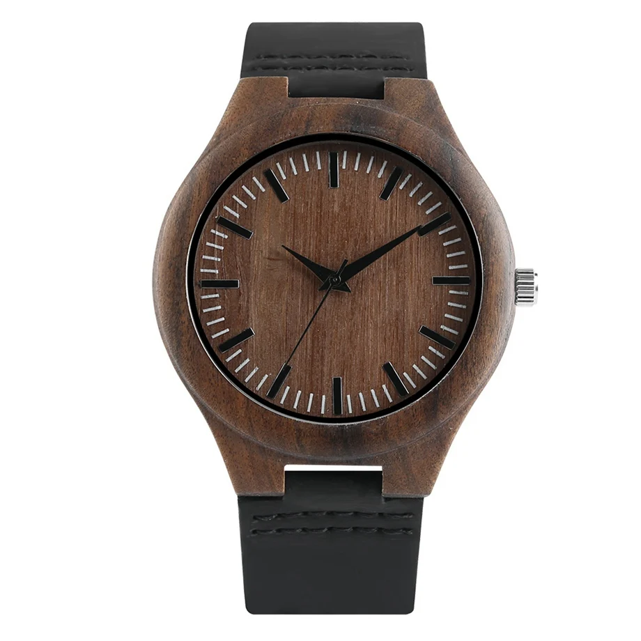  Casual Quartz Mens Watches Bamboo Wristwatch Gift for Women Relogio Feminino Wooden Watches 2018 Men  (4)