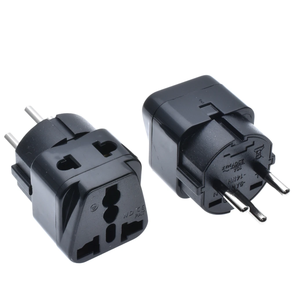 ISRAEL Travel Adapter 2 Way Outlet Power Plug Change AU/ US/EU/UK to
