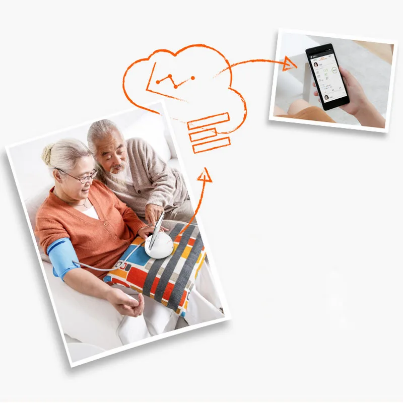 Новое обновление оригинальный Xiaomi Bluetooth iHealth смарт Монитор артериального