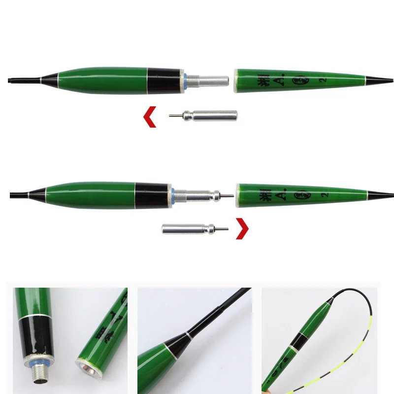 Newly 3 Pcs Smart Fishing Float LED Light Night Luminous Floats Gravity Automatically Remind FMS19