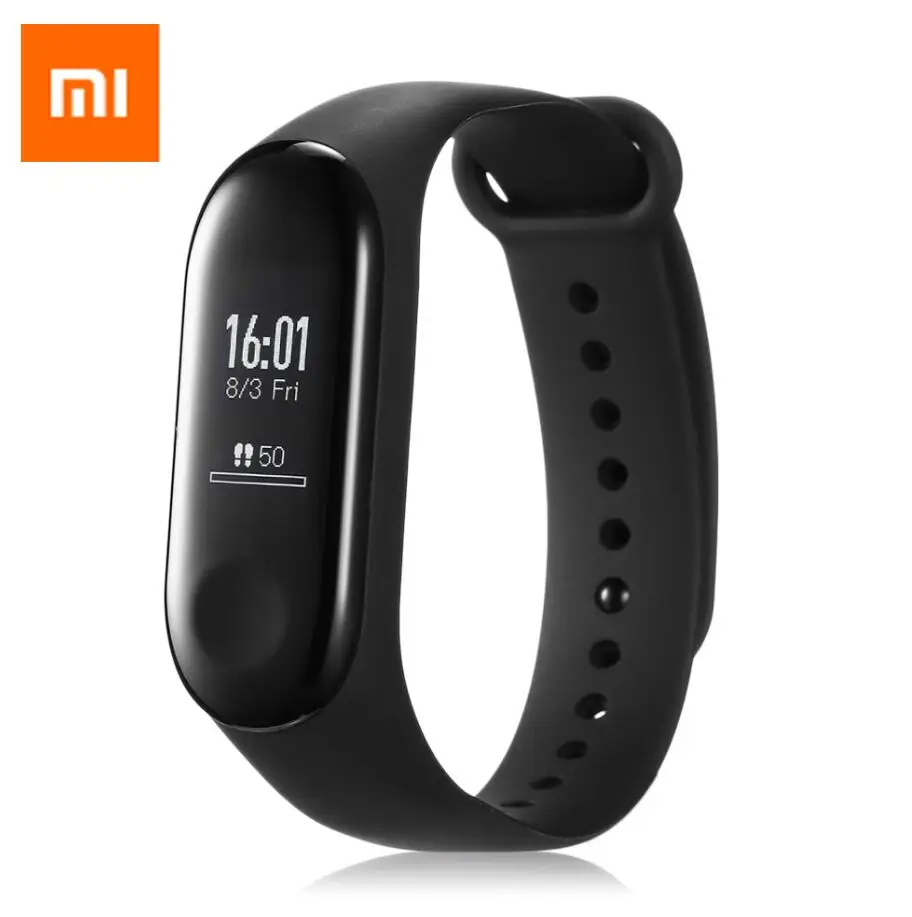 Xiaomi Mi Band 3/4 OLED Экран сенсорный Управление Браслет фитнес-трекер для измерения сердечного ритма Смарт-браслет Xiaomi Mi группа - Цвет: Mi Band 3