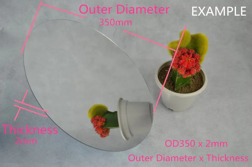 5 THZ Acrylic Pleixglass Round Mirror (2)