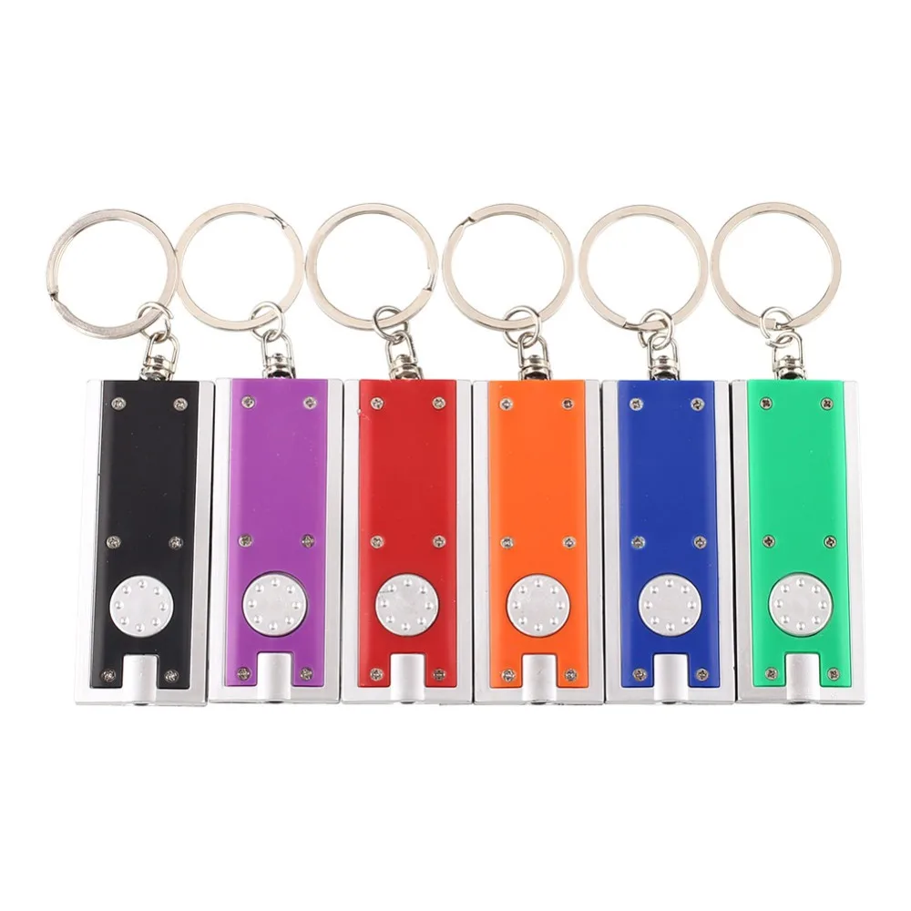 

1pcs Mini Keychain ABS Torch Small Pocket Flashlight Camping Safety Portable LED Light