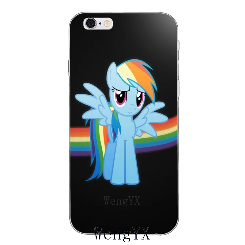 Цветной мягкий чехол для телефона my little pony rainbow dash Xiaomi Mi A2 8 SE Lite Mix Max 3 6X Redmi Note 6 6A Pro S2