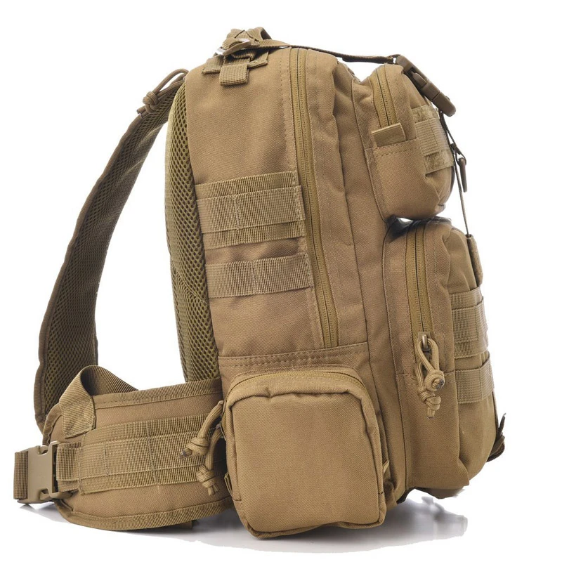 Тактическая Сумка-слинг, рюкзак на плечо в стиле милитари Ровер, сумка для повседневного ношения с тактическим флагом США