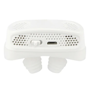 

Nasal Mini Clip Nose Breathing Relieve Health Care Guard Electric Anti Snoring Device Stopping Portable Sleeping Aid ABS