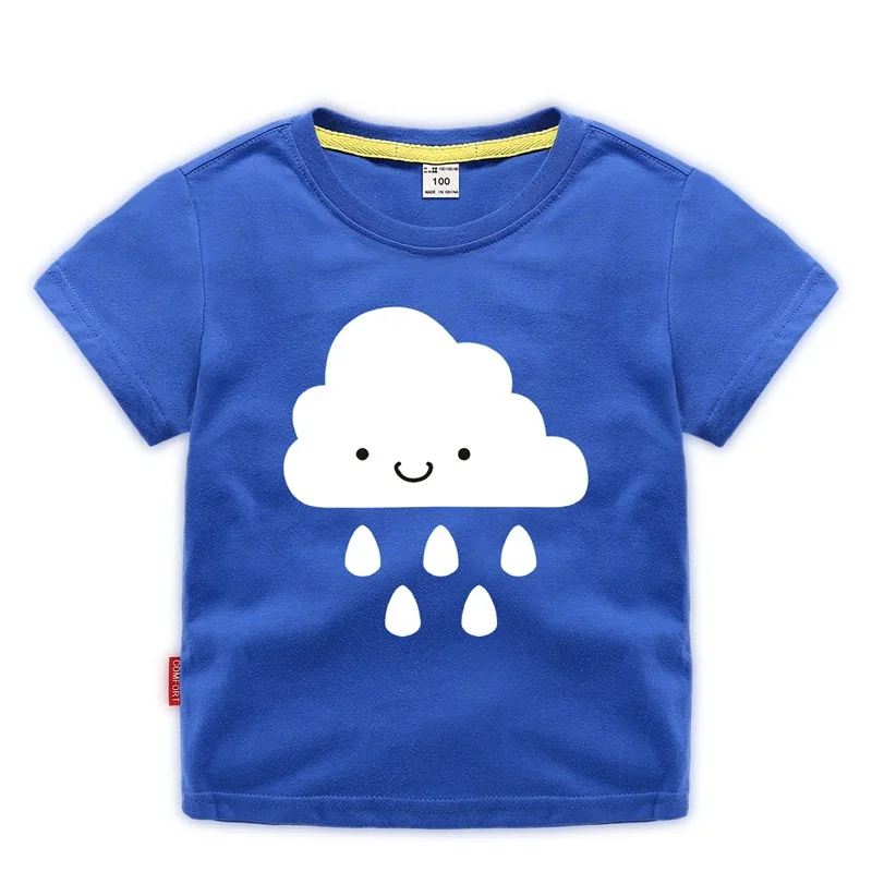 

Summer new children's clothing cute cartoon print short-sleeved T-shirt baby boy shirt toddler girl clothes 2-8 years old
