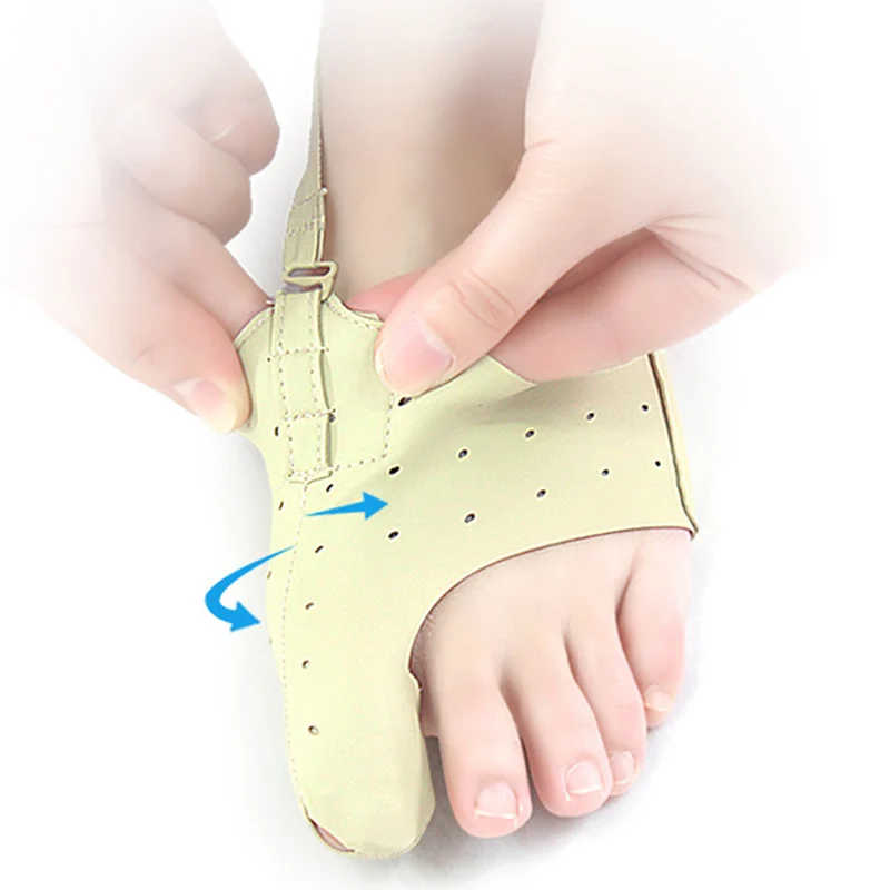 

1 Pc Bunion Toe Separator Corrector Adjustable strap Straightener Brace Hallux Valgus Orthosis Pain Relief Support YF2018