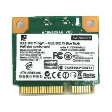 Atheros AR5B195 AW-NB037H MINI PCI-E Wifi 150 Мбит/с+ Buletooth 3,0 карта