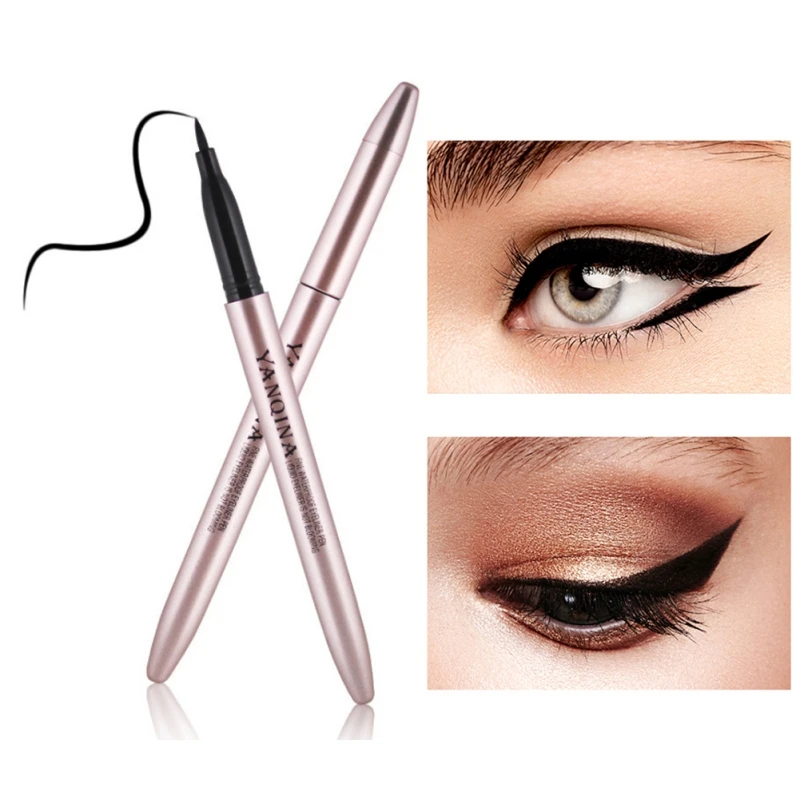 2019 Rose Purple Liquid Eyeliner Waterproof Non-dizzy Dyeing Long Lasting Quick Drying Eyeliner Pen