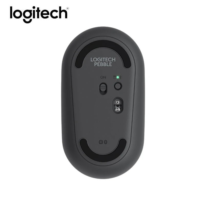 НОВАЯ тонкая и легкая Бесшумная Bluetooth Мышь Logitech PEBBLE портативная современная