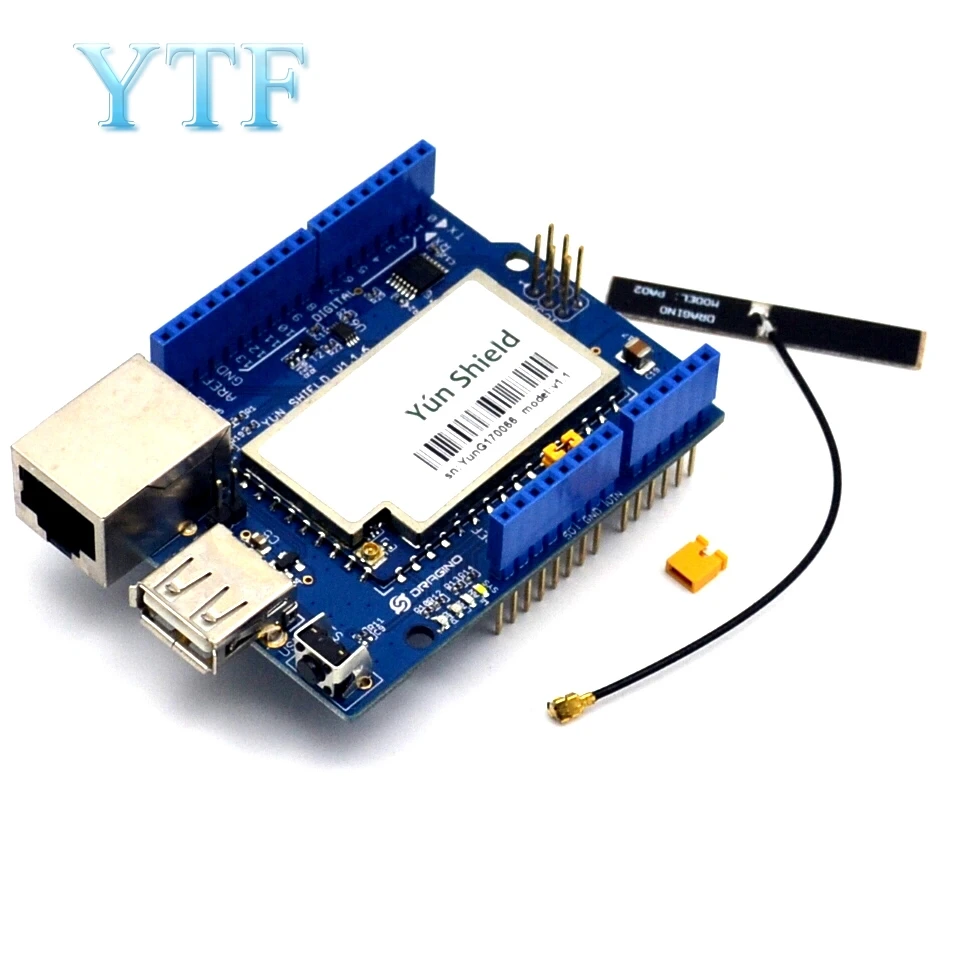 10 шт. Yun Shield V1.6 Linux WiFi Ethernet USB проект для Arduino|Аксессуары демонстрационных стендов| |