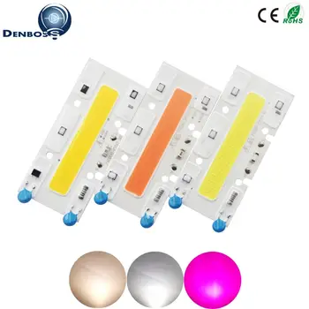 

Driverless AC 220V 30w hight power led cob diode warm white full spectrum 380-840nm flood light plant grow COB LED Strip light