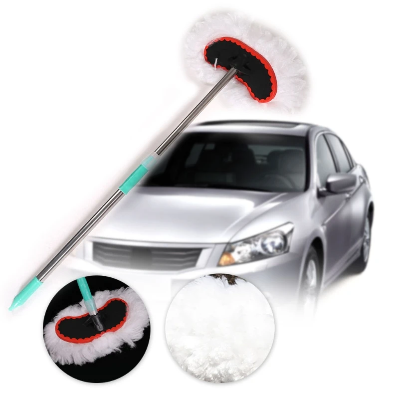 

Hot New 1 Pc Multifunction Adjustable Telescopic Auto Car Wash Brush Wiping Mop Car Cleaning Tool Supplies HIgh Quality