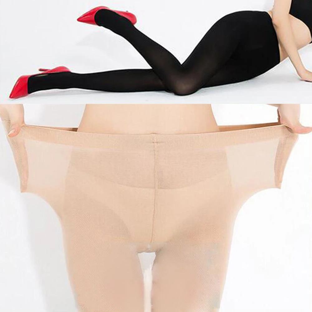 

120D Upgraded Super Elastic Magical Tights Silk Stockings Skinny Legs Collant Sexy Pantyhose Prevent Hook Silk Medias Women