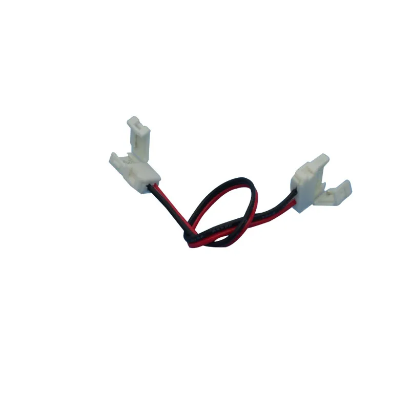 

50X 2pin 10mm connector for 5050 single color LED strip connection no soldering and very strong free shipping