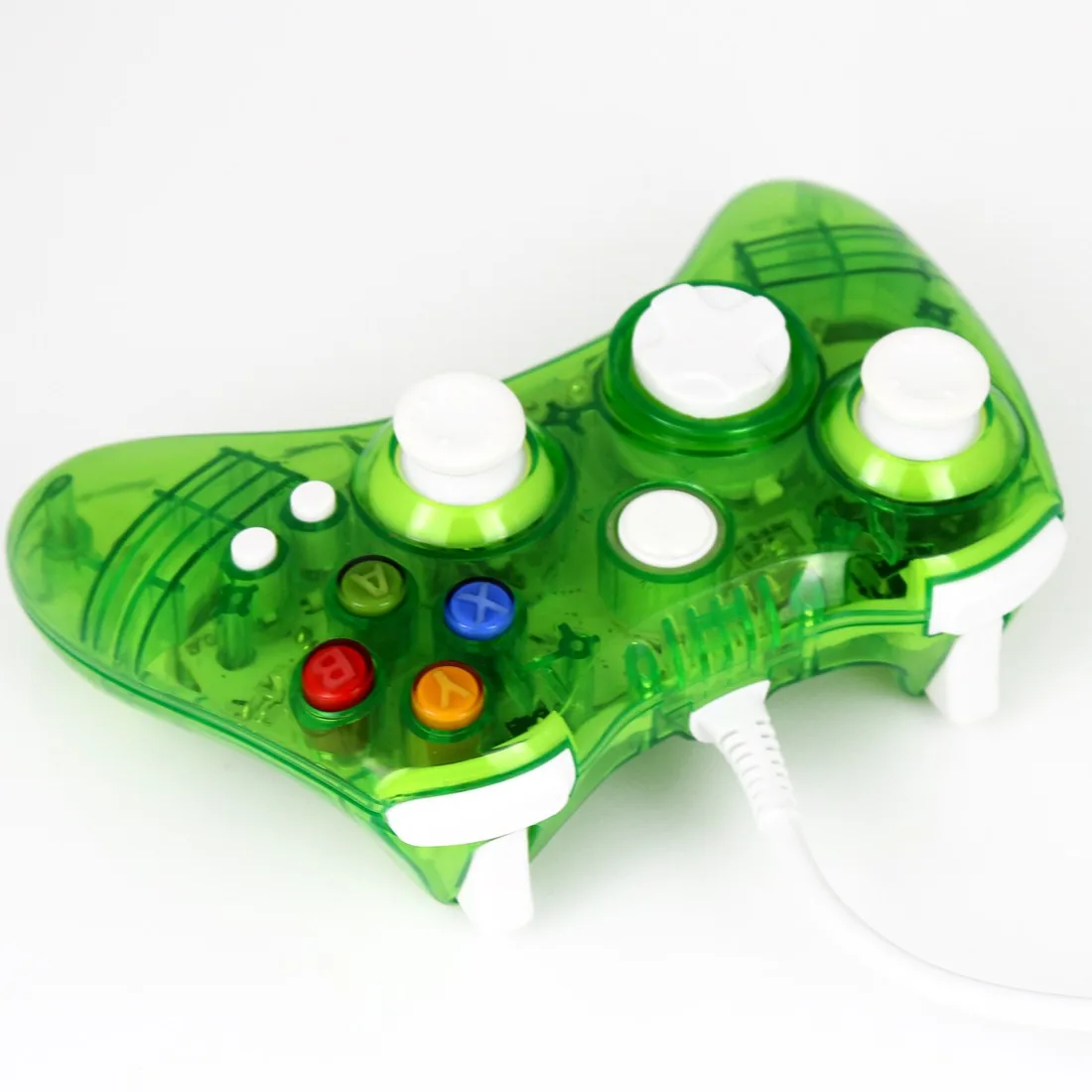 Зеленый прозрачный Мини-Игровой коврик Usb контроллер Joypad для Xbox 360