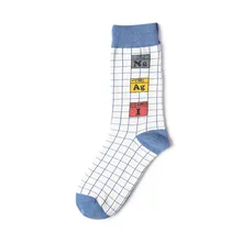 Учебник носки серии Harajuku граффити геометрические математические носки для вечеринок хлопок жаккард Повседневные носки для любого пола подарки