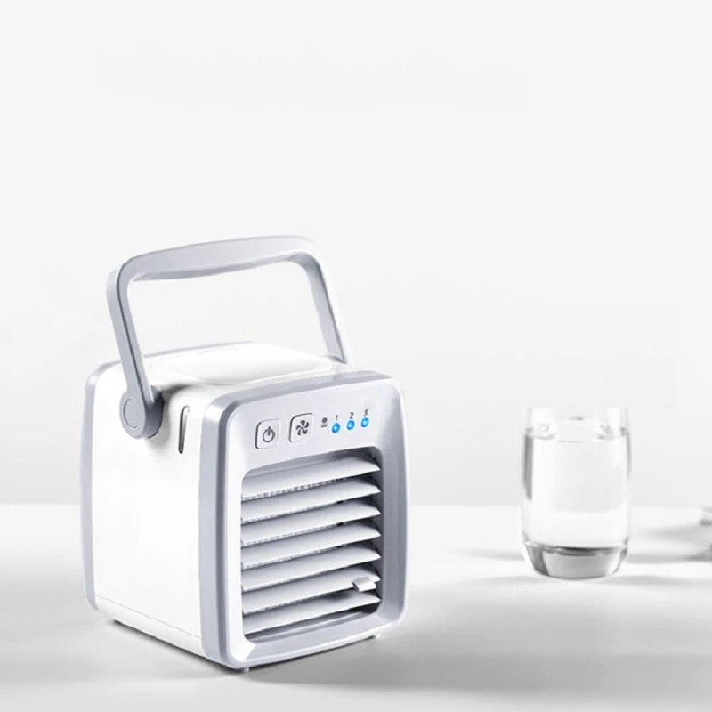 Personal Space Air Conditioner, 4 In 1 Mini Usb Personal Space Air Cooler, Humidifier, Purifier, Desktop Cooling Fan With 3 Sp
