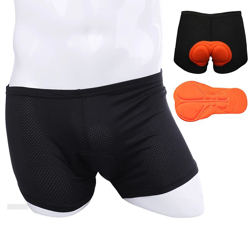 

Unisex Black Bicycle Cycling Underwear Sponge Gel 3D Padded Bike Short Comfortable Bike Short Cycling Shorts Pants spodenki row