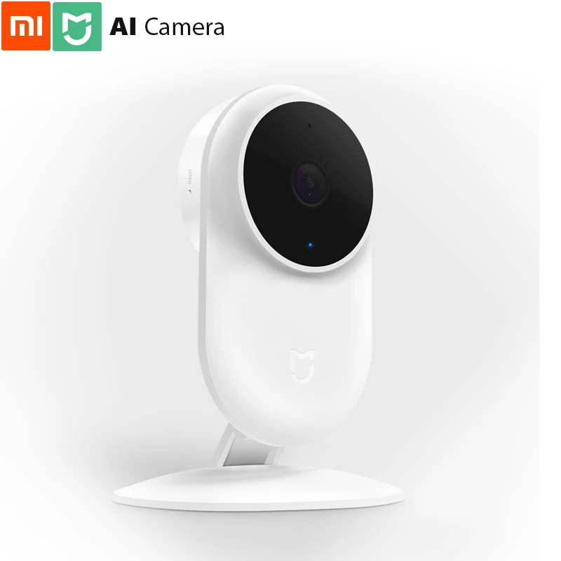 

Original Xiaomi Mi Home AI Cam 1080p FHD 130 Wider AI Detect Human Shape Night View Full Duplex Voice NAS storage Safe Guard