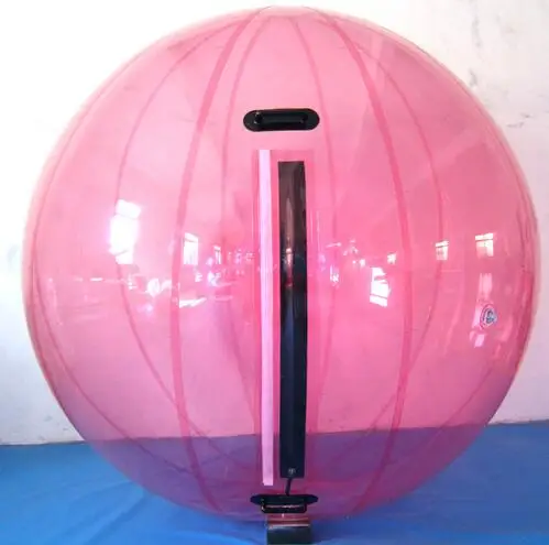 2 м надувной шар для ходьбы по воде водный мяч водный шар Зорб мяч надувной Human Hamster Пластик мяч - Цвет: Pink