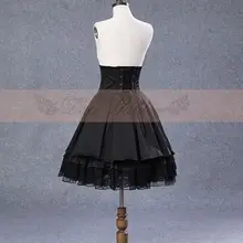 Женская модная кружевная садовая юбка с эластичными полосками