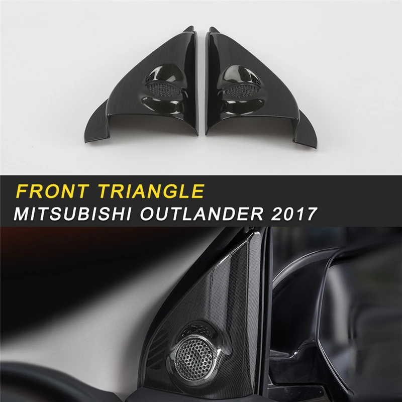 

Front Triangle Cover Frame Trim Sticker Interior Accessories for Mitsubishi Outlander 2017 Car Styling