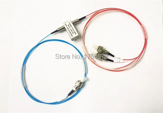

Free Shipping 1x2 Mechanical Fiber Optic Switch FC/PC Connector Latching or Non-Latching