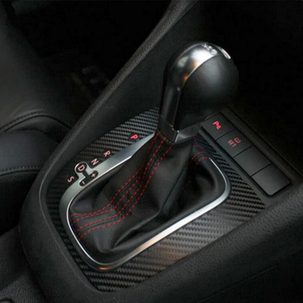 Carbon Fiber Gear Panel Sticker DSG Panel cover Decal For VW Golf MK6