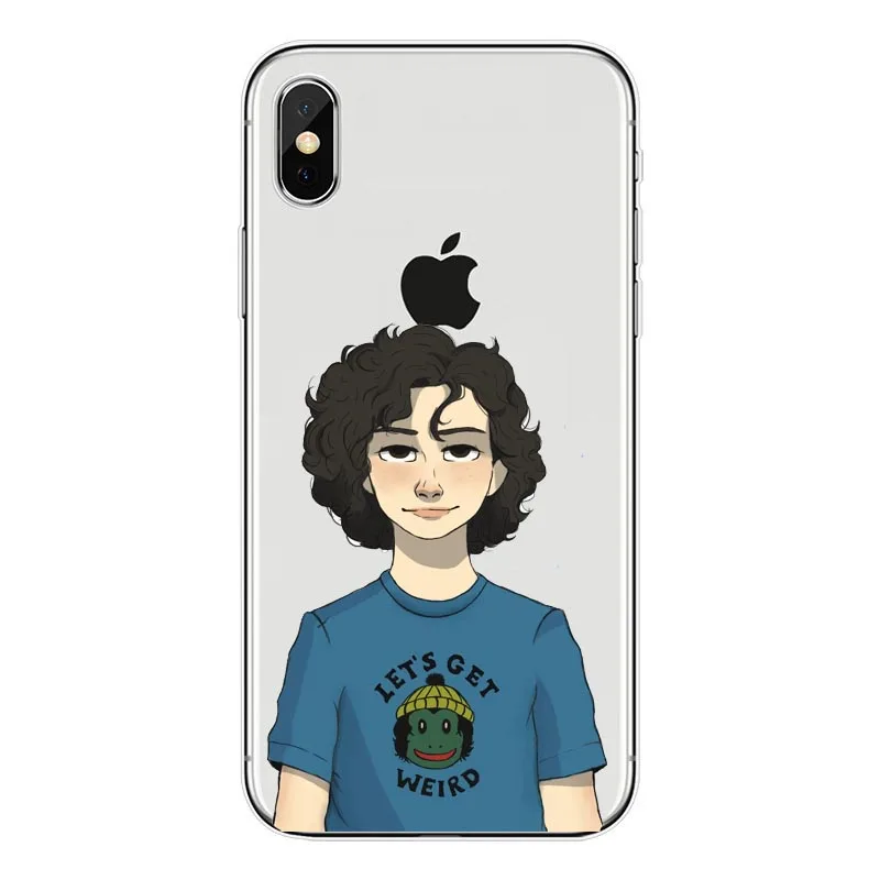 Jethro Tull King Crimson Finn Wolfhard Stranger Things чехол для iPhone 5 5S SE 6 7 8 6S 7Plus 8Plus X 10 - Цвет: Серый