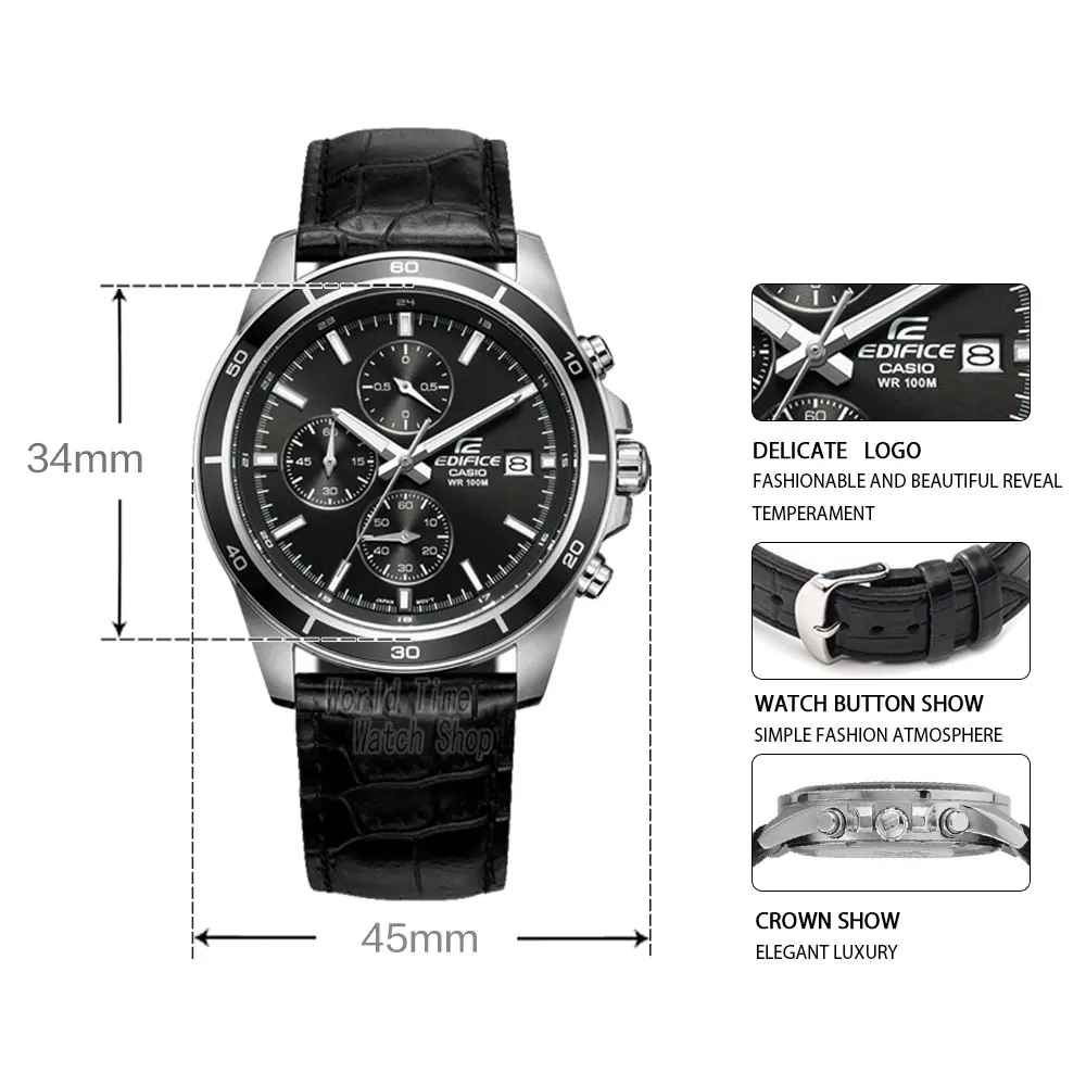 Casio watch Business casual waterproof quartz male watch EFR-526L-1A