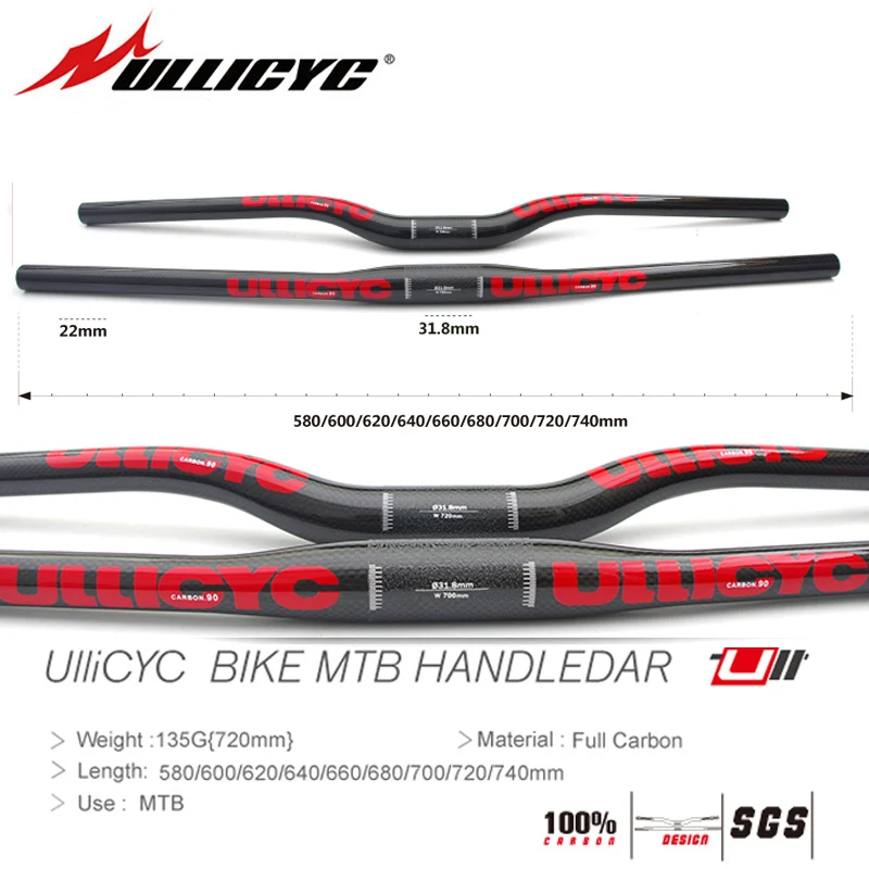 red mountain bike bars