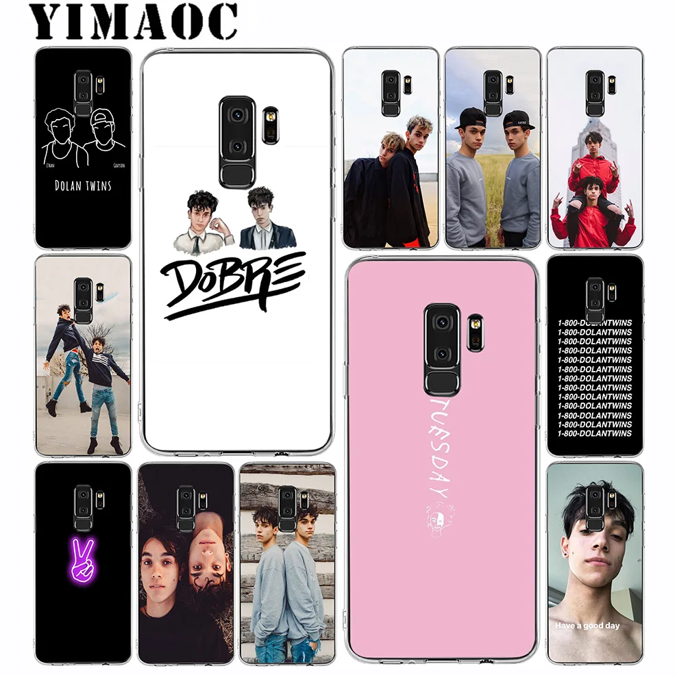 

YIMAOC Lucas and Marcus Soft Silicone Case for Samsung Galaxy A5 A6 Plus A7 A8 A9 2018 J3 J5 J6 J7 2016 2017 EU Version
