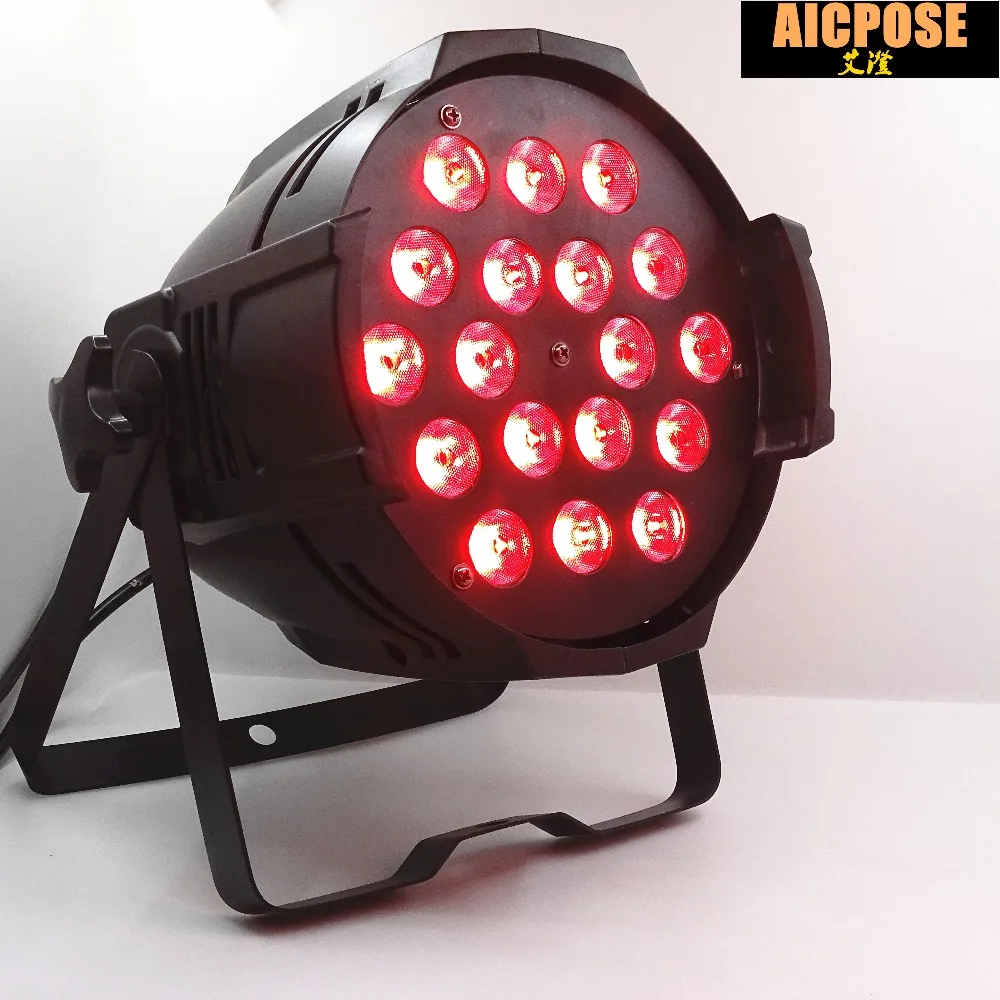 Dentro e Fora 20 Unidades e lotes 18 12 w Luzes Poder Led Par 18x12 w Rgbw 4em1 Levou Par Pode Par 64 Refletor Led dj Stage Projector Luz 26 dentro e fora LED Par 18x12 W