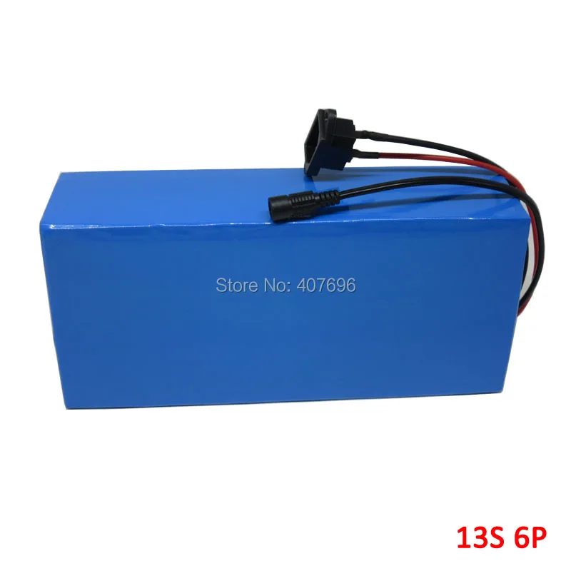 Clearance 1000W 48V electric bike battery 48V 21AH scooter lithium ion battery 48V PVC Akku use 35E 3500mah cell 30A BMS With 2A Charger 6