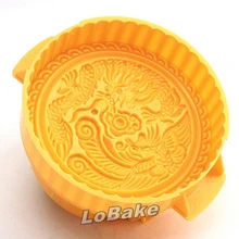 1000 г круглая форма традиционная Луна декоративная форма для выпечки тортов китайская форма с надписью "long feng cheng xiang" Дракон и Феникс