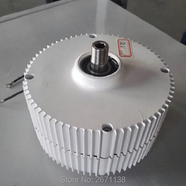

400W 12V 24V Wind Turbine Generator Low Speed Start NdFeB permanent magnet generator for sale